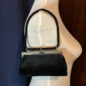 Vintage La Regale velvet clutch